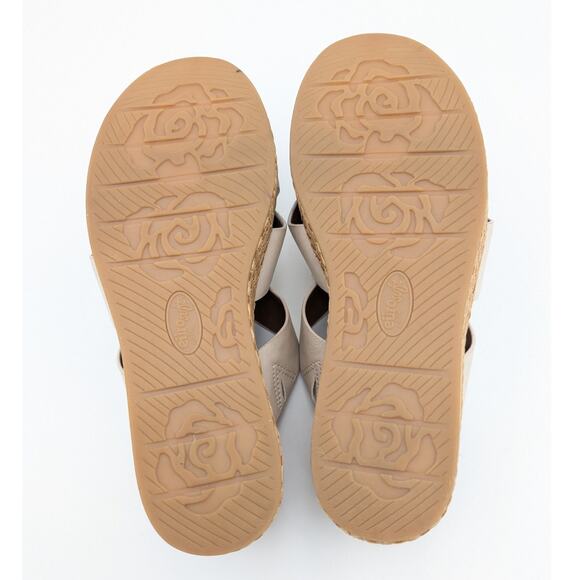 Eurosoft Kailani Platform Wedge Sandal Women's Open Toe Bone Size US8M EU39 - Picture 6 of 8